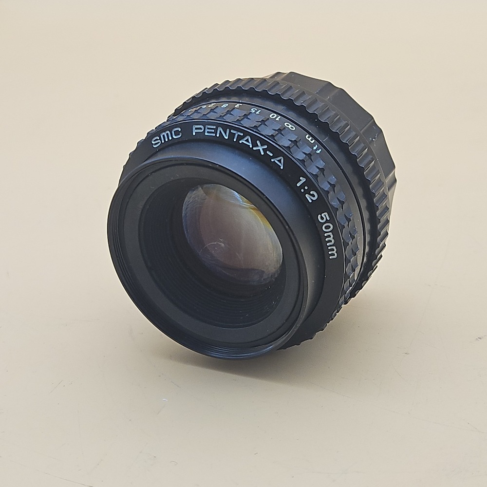 Pentax-A SMC 50mm 1:2 Camera Lens Vintage 3768800
